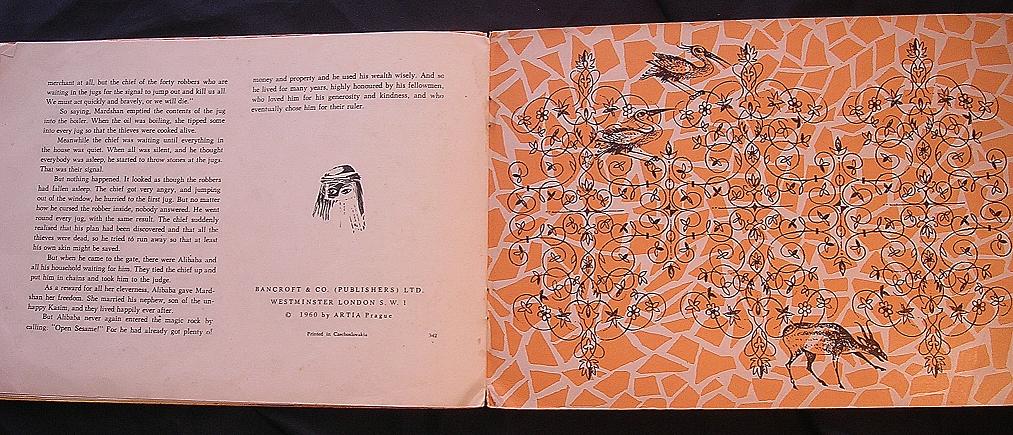 1960 Pop-Up Book ALIBABA & The Forty Thieves 1960 Pop-Up Book ALIBABA & The Forty Thieves