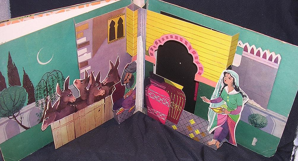1960 Pop-Up Book ALIBABA & The Forty Thieves 1960 Pop-Up Book ALIBABA & The Forty Thieves