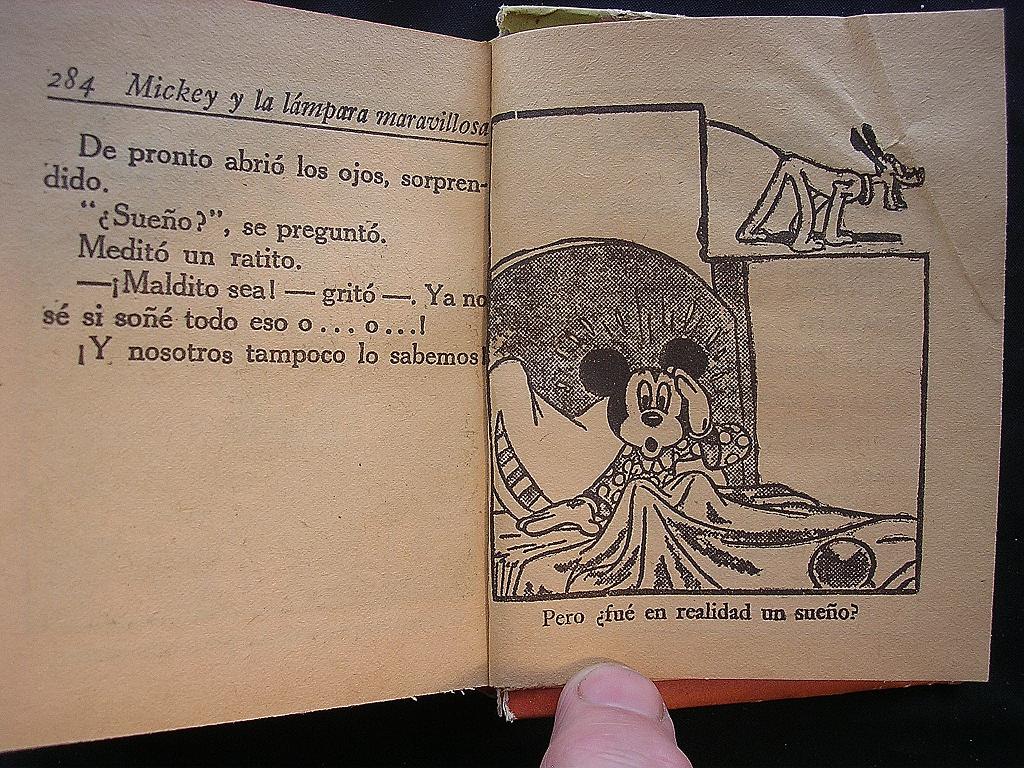Vintage 1948 Mickey Mouse Book 'EL RATON Mickey' Published in Argentina Vintage 1948 Mickey Mouse Book 'EL RATON Mickey' Published in Argentina
