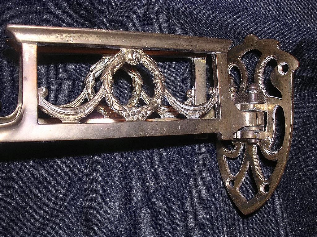 Edwardian Arts & Crafts Classical Double Arm Piano Sconce Edwardian Arts & Crafts Classical Double Arm Piano Sconce