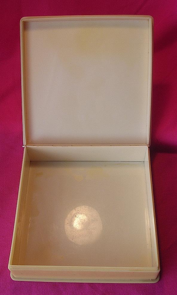 Old 1930's-40's Ivorine Hanky Box Old 1930's-40's Ivorine Hanky Box