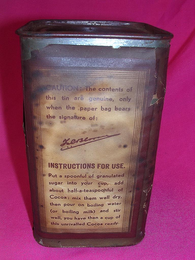 Rare BLOOKER'S Old Dutch Cocoa Tin Rare BLOOKER'S Old Dutch Cocoa Tin