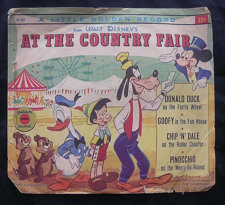 WALT DISNEY'S Little Golden Record 'At The Country Fair' WALT DISNEY'S Little Golden Record 'At The Country Fair'