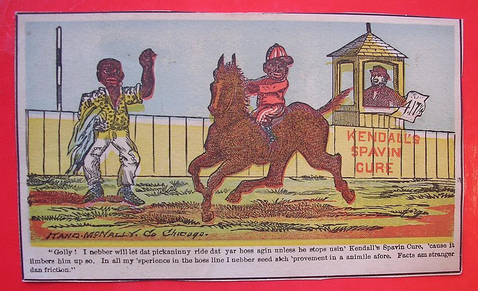 1880'S TRADE CARD 'Kendall's Spavin Cure' 1880'S TRADE CARD 'Kendall's Spavin Cure'