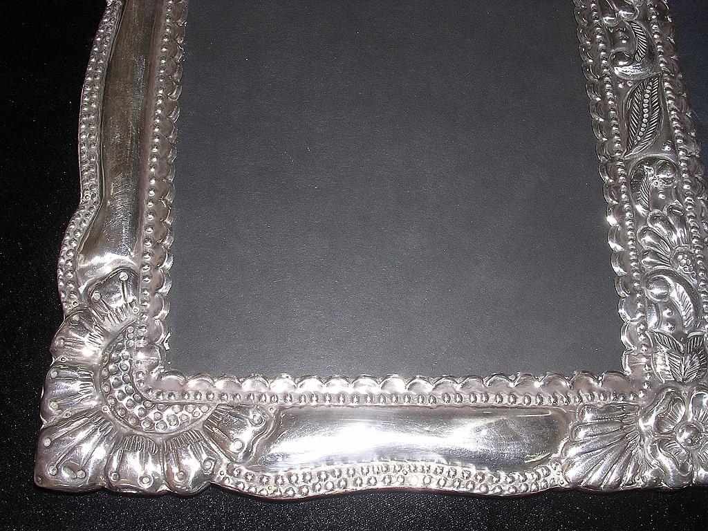 Stunning Baroque Sterling Silver Picture Frame Circa Early 1900's Stunning Baroque Sterling Silver Picture Frame Circa Early 1900's