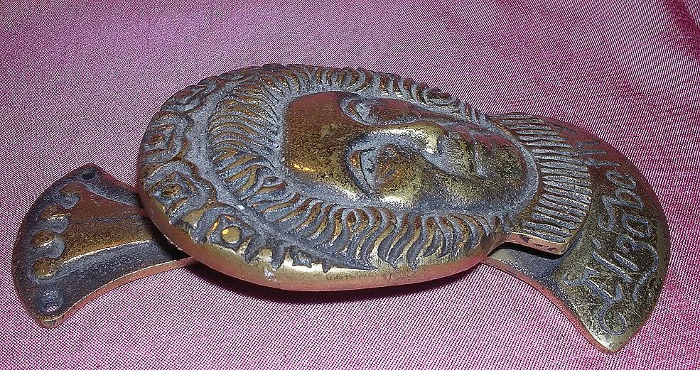 Elizabeth The First Brass Door Knocker Elizabeth The First Brass Door Knocker