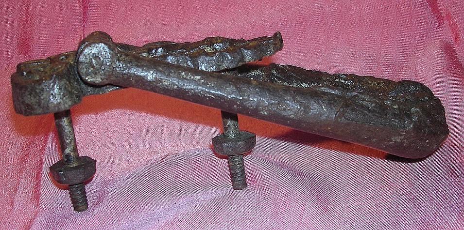 Massive Victorian Cast Steel Door Knocker Massive Victorian Cast Steel Door Knocker