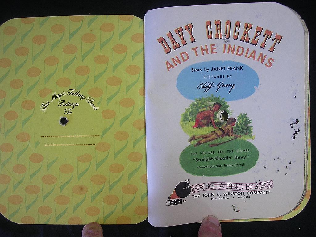Magic Talking Book 'Davy Crockett and The Indians' Magic Talking Book 'Davy Crockett and The Indians'