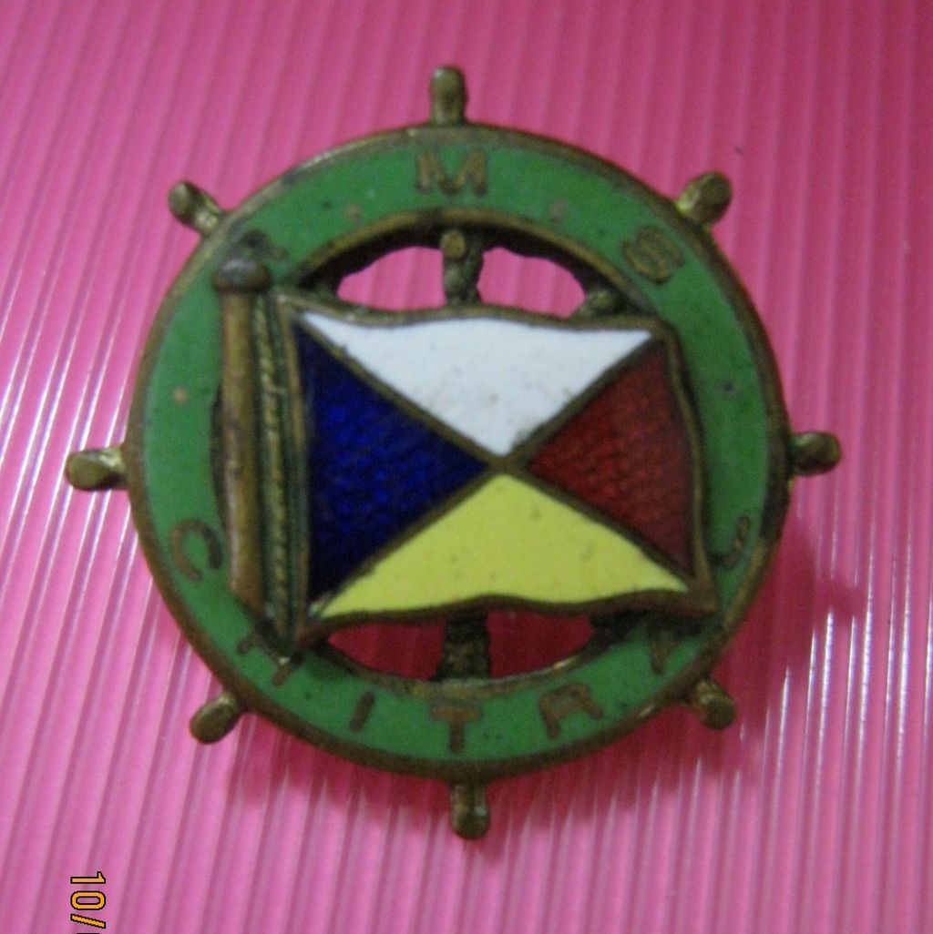 P & O LINER R.M.S. Chitral - Souvenir Brooch P & O LINER R.M.S. Chitral - Souvenir Brooch