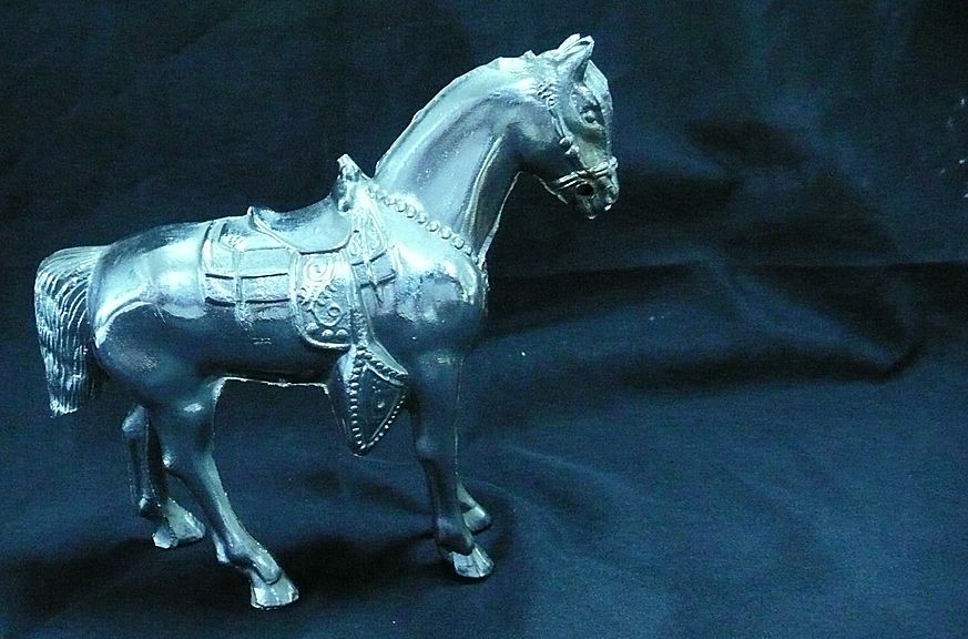 Silvered Show Horse Circa 1950-1960 Silvered Show Horse Circa 1950-1960