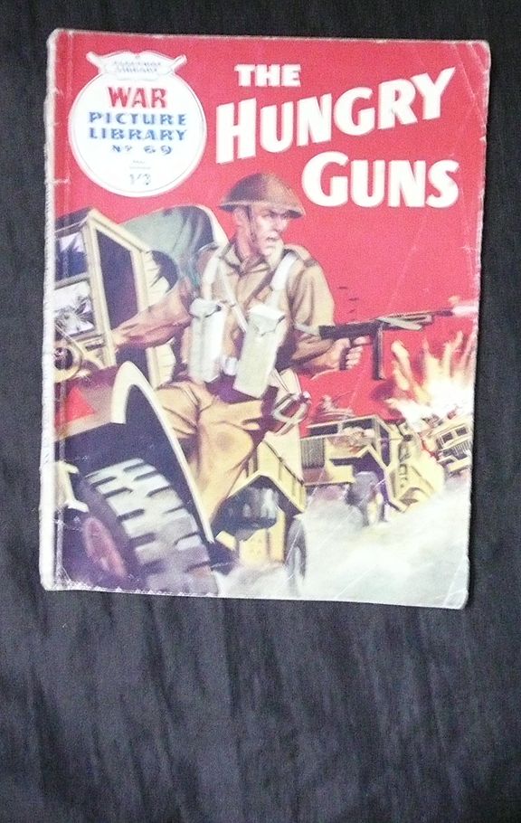 Six 1960's Small Format English War Comics Six 1960's Small Format English War Comics