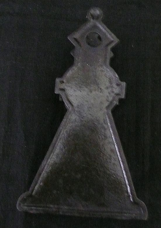 Large Victorian Art Nouveau Steel Paper Clip Large Victorian Art Nouveau Steel Paper Clip