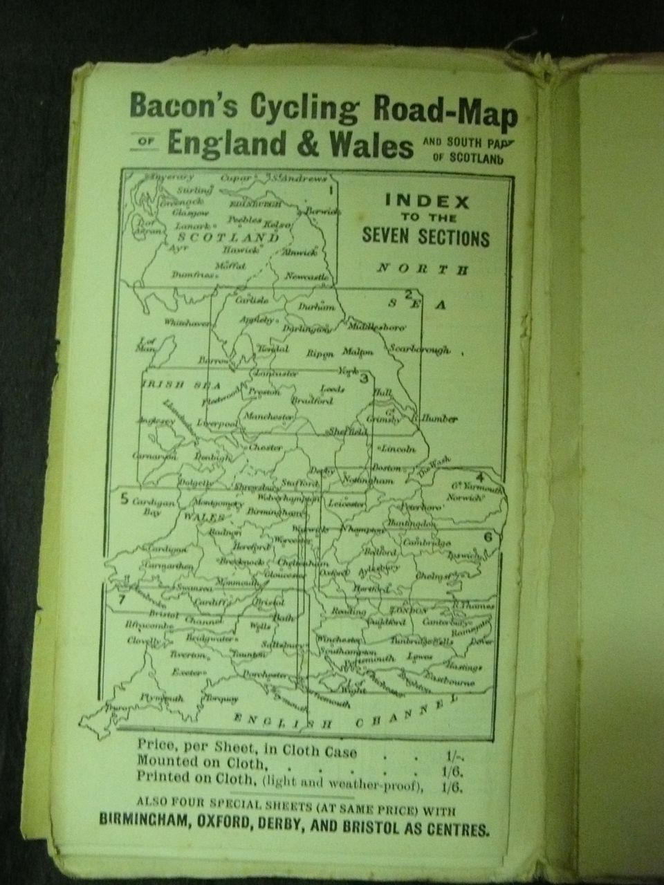 1892 "Bacon's "DORSET Country Map & Guide 1892 "Bacon's "DORSET Country Map & Guide