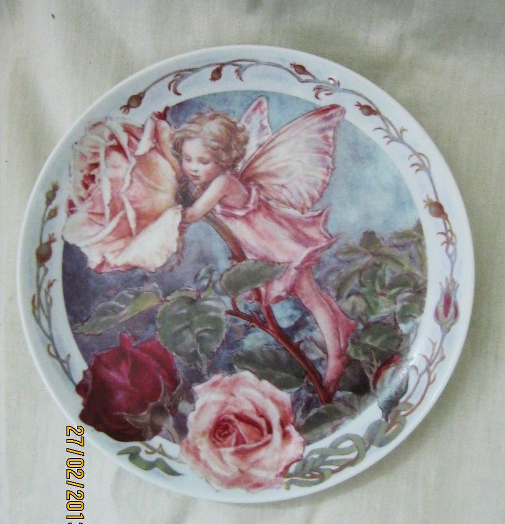 Rose Fairy by Windsor Fine China - Limited Edition Plate 1998 Rose Fairy by Windsor Fine China - Limited Edition Plate 1998