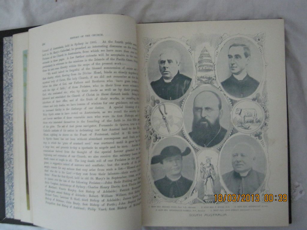 History of The Catholic Church in Australasia in 2 volumes - Cardinal Moran 1895 History of The Catholic Church in Australasia in 2 volumes - Cardinal Moran 1895