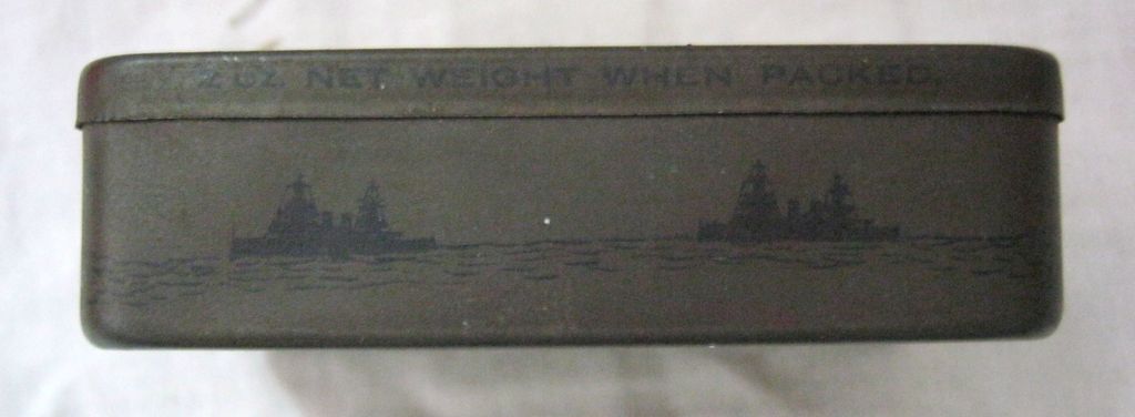 MAIN TOP Small Early 1900's Tobacco Tin MAIN TOP Small Early 1900's Tobacco Tin