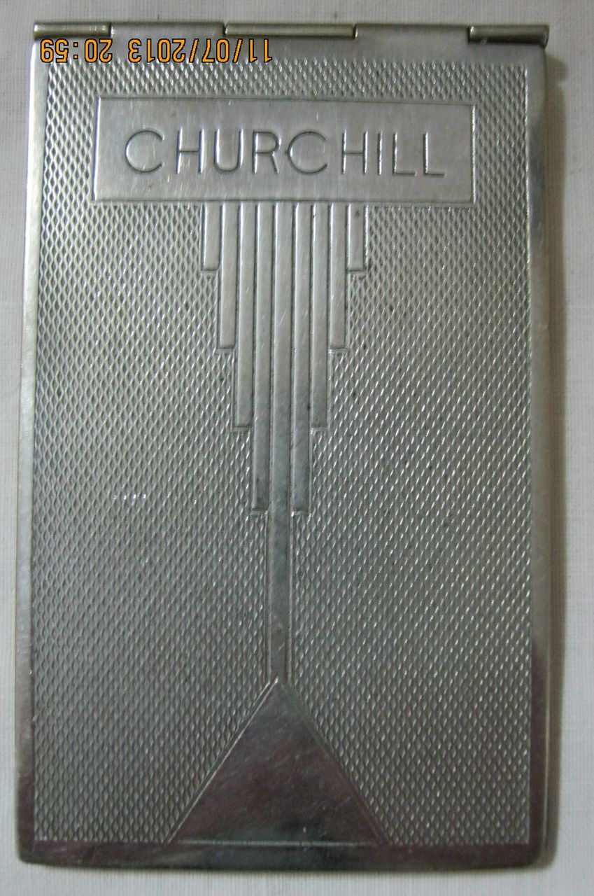 Art Deco "Churchill" Note Pad Art Deco "Churchill" Note Pad