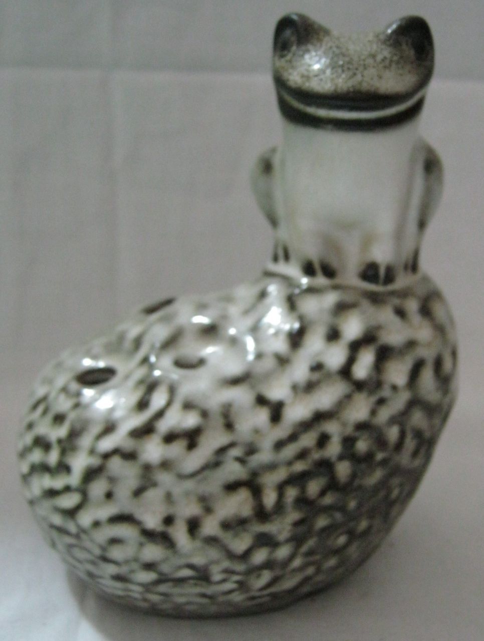 Howard Pierce Pottery - Frog On A Stone Howard Pierce Pottery - Frog On A Stone