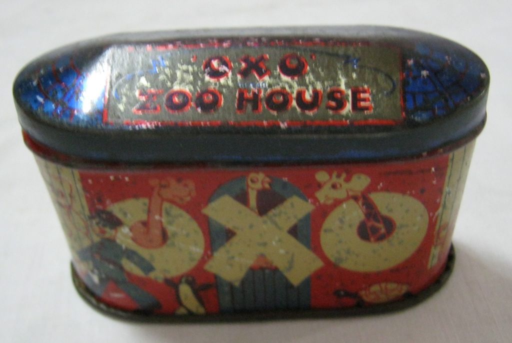 OXO CUBES Zoo House Tin Circa 1930's OXO CUBES Zoo House Tin Circa 1930's