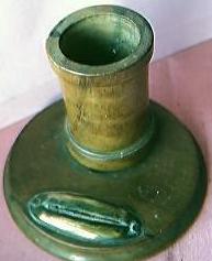 Vintage Walnut & Brass Vesta Striker Circa 1890 Vintage Walnut & Brass Vesta Striker Circa 1890