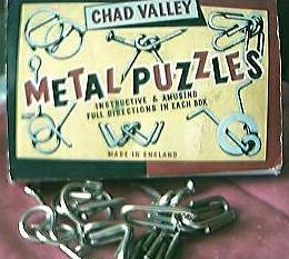 Vintage Chad Valley Metal Puzzles Circa 1950's Vintage Chad Valley Metal Puzzles Circa 1950's