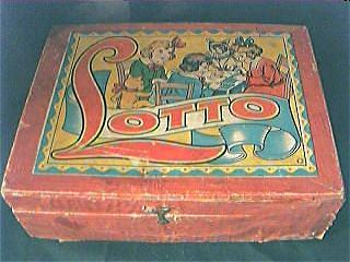 Vintage 1930 LOTTO Boxed Children's Game Vintage 1930 LOTTO Boxed Children's Game