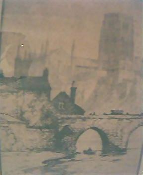 Genuine 1800's Pen & Ink Drawing of DURHAM Cathedral by Oswald Fletcher Genuine 1800's Pen & Ink Drawing of DURHAM Cathedral by Oswald Fletcher