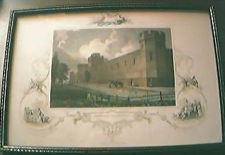 Antique American Engraving "Penitentiary, Philadelphia" Circa Early -Mid1800's Antique American Engraving "Penitentiary, Philadelphia" Circa Early -Mid1800's