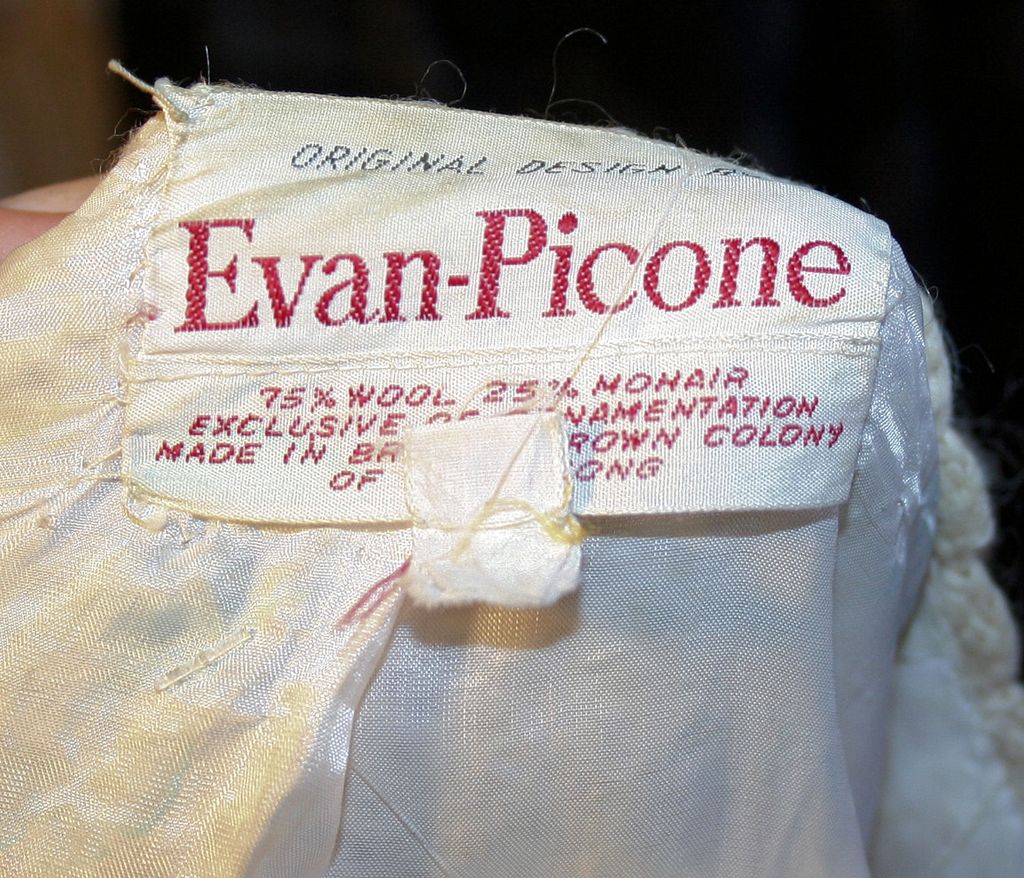 1960's Evan Picone Mohair Blend Beaded Cardigan S 1960's Evan Picone Mohair Blend Beaded Cardigan S