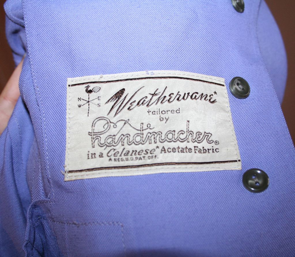 Impeccable 40s Handmacher Lilac Twill Skirt Suit M Impeccable 40s Handmacher Lilac Twill Skirt Suit M