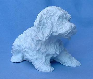 ..vintage Kaiser Germany Sussex Spaniel Setter puppy 7" ..vintage Kaiser Germany Sussex Spaniel Setter puppy 7"