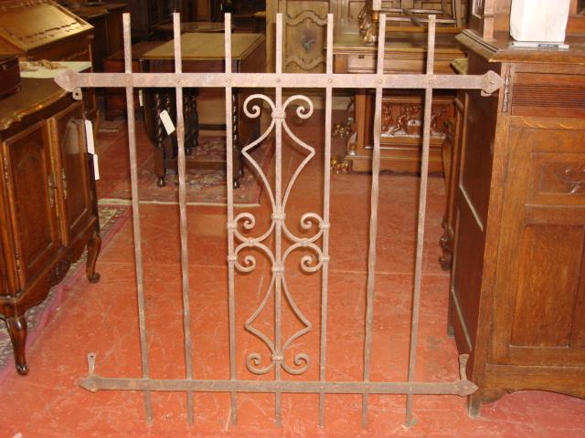 Antique Hand Forged Iron Gate Antique Hand Forged Iron Gate