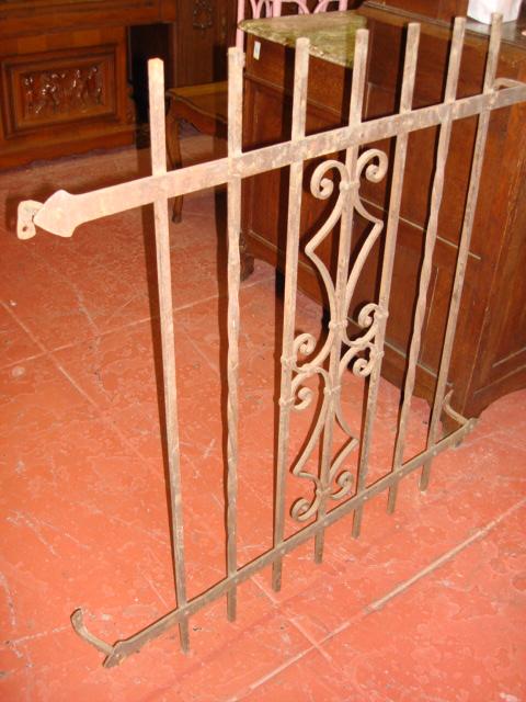 Antique Hand Forged Iron Gate Antique Hand Forged Iron Gate