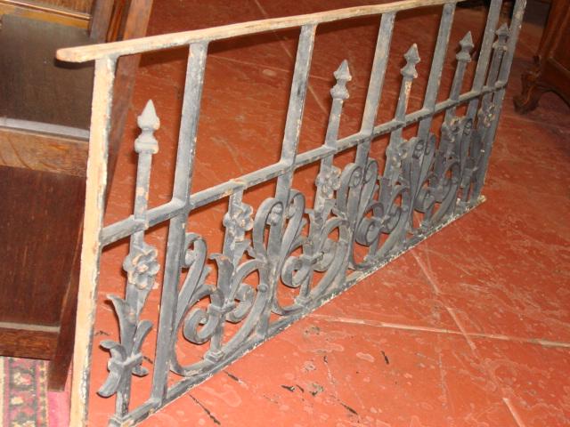 Antique Hand Forged Iron Gate Antique Hand Forged Iron Gate