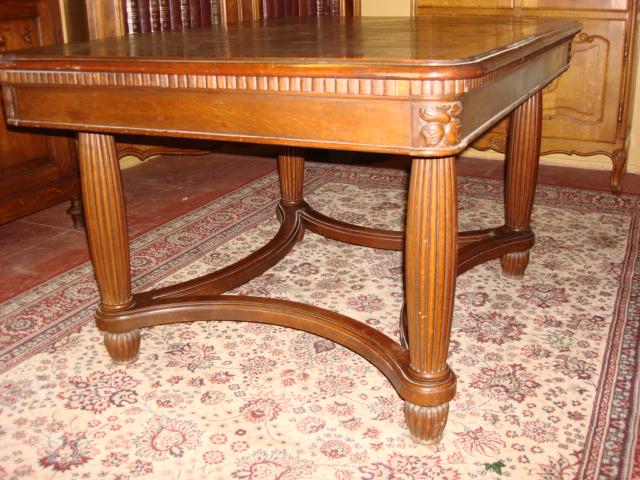 Beautiful Original French Art Deco Dining Table Library Desk Beautiful Original French Art Deco Dining Table Library Desk
