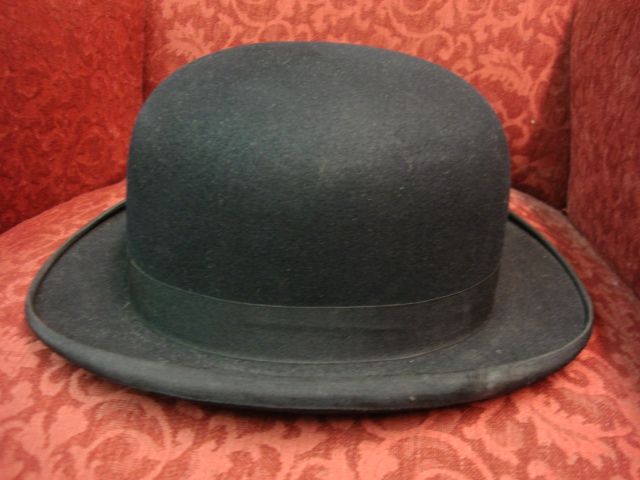 Antique American Fashion Hats Bowler Hat Antique Derby Hat Antique American Fashion Hats Bowler Hat Antique Derby Hat