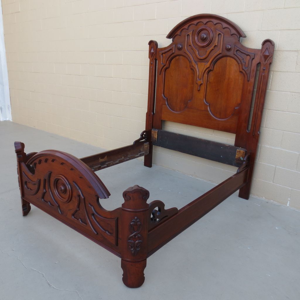 ... Antique Bed Antique Bedroom Furniture from mrbeasleys on Ruby Lane