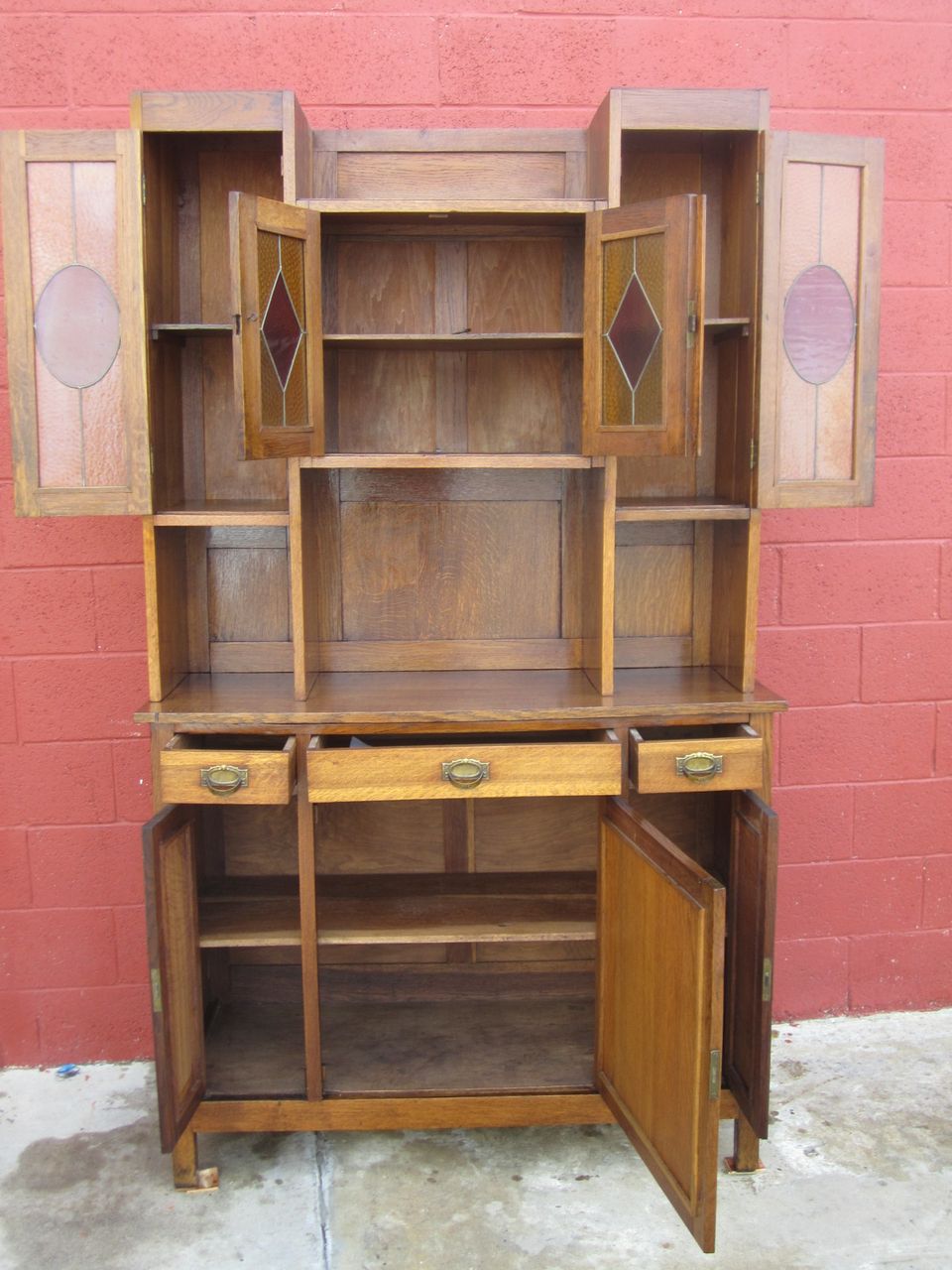 Antique Hutch Arts and Crafts Mission Cabinet Sideboard Antique Furniture Antique Hutch Arts and Crafts Mission Cabinet Sideboard Antique Furniture