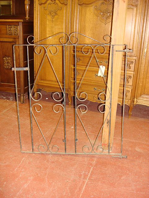 English Antique Iron Garden Gate English Antique Iron Garden Gate