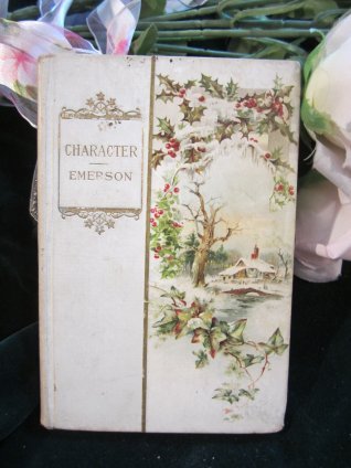 Antique Book Ralph Waldo Emerson Philosophical Essay Character Antique Book Ralph Waldo Emerson Philosophical Essay Character