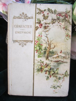 Antique Book Ralph Waldo Emerson Philosophical Essay Character Antique Book Ralph Waldo Emerson Philosophical Essay Character
