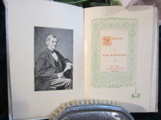 Antique Book Ralph Waldo Emerson Philosophical Essay Character Antique Book Ralph Waldo Emerson Philosophical Essay Character