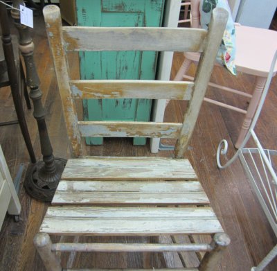 Prairie Chic Vintage Bead Board Chair Chippy Creamy White FREE Shipping Prairie Chic Vintage Bead Board Chair Chippy Creamy White FREE Shipping