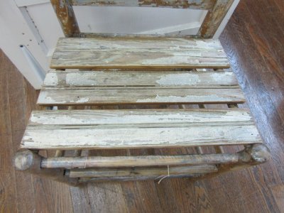 Prairie Chic Vintage Bead Board Chair Chippy Creamy White FREE Shipping Prairie Chic Vintage Bead Board Chair Chippy Creamy White FREE Shipping