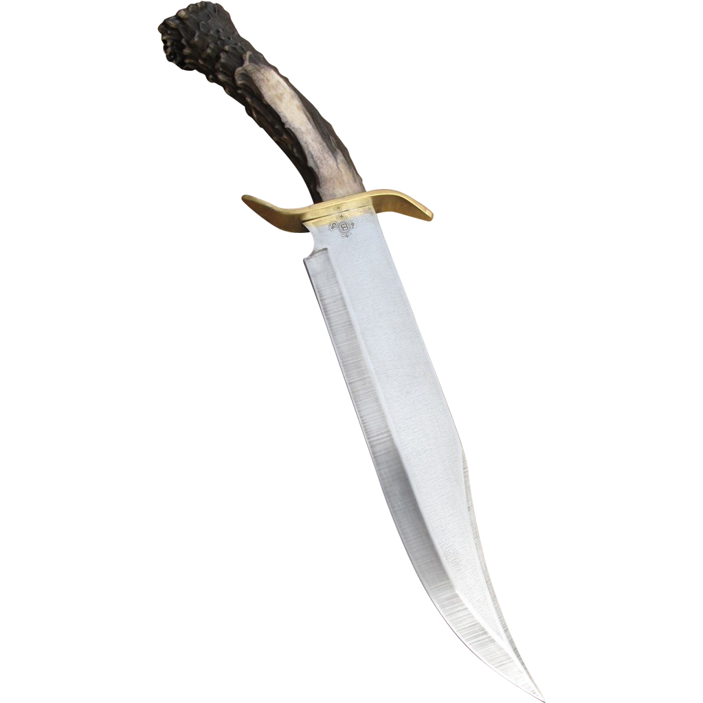 Great Bowie Knife 9 inch Blade and Stag Handle Great Bowie Knife 9 inch Blade and Stag Handle