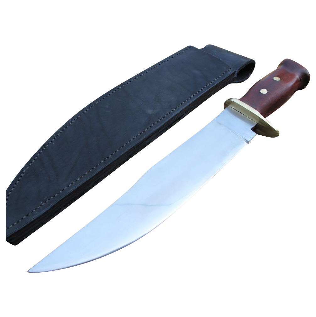 Very Fine Custom Hand made Bowie Knife With Blood Wood Handle and 5160 Steel 10 inch blade Very Fine Custom Hand made Bowie Knife With Blood Wood Handle and 5160 Steel 10 inch blade
