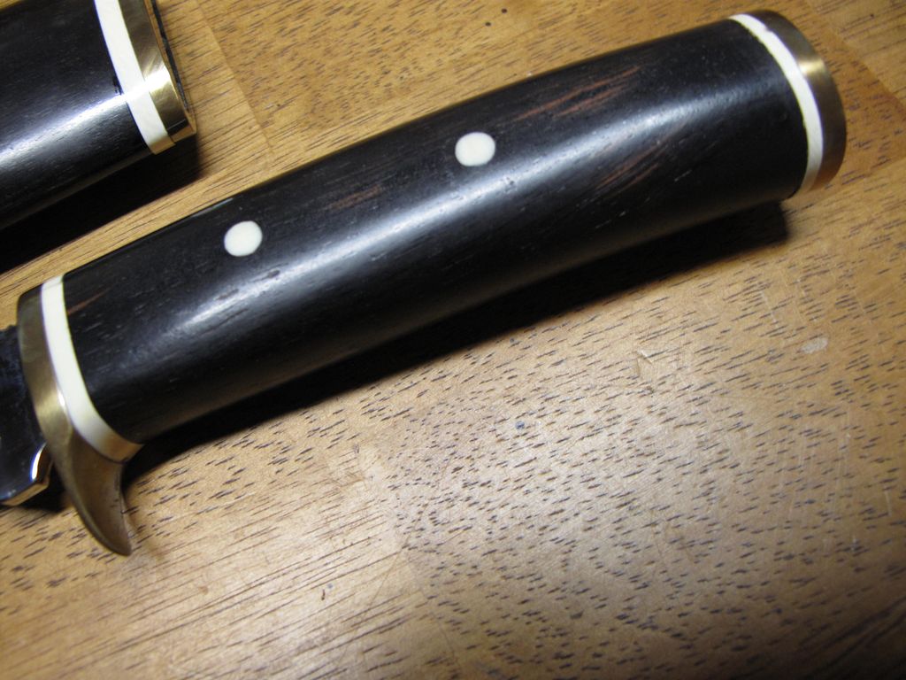 Very Fine Custom Made Thai Enab knife Ebony Wood Handle and Scabbard Very Fine Custom Made Thai Enab knife Ebony Wood Handle and Scabbard