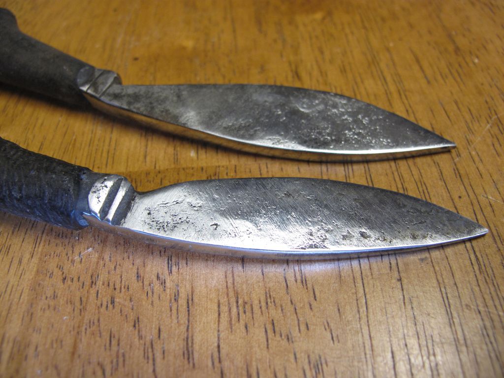 Antique Small Knife set From Nepal Used with a Gurkha Kukri Knife Antique Small Knife set From Nepal Used with a Gurkha Kukri Knife
