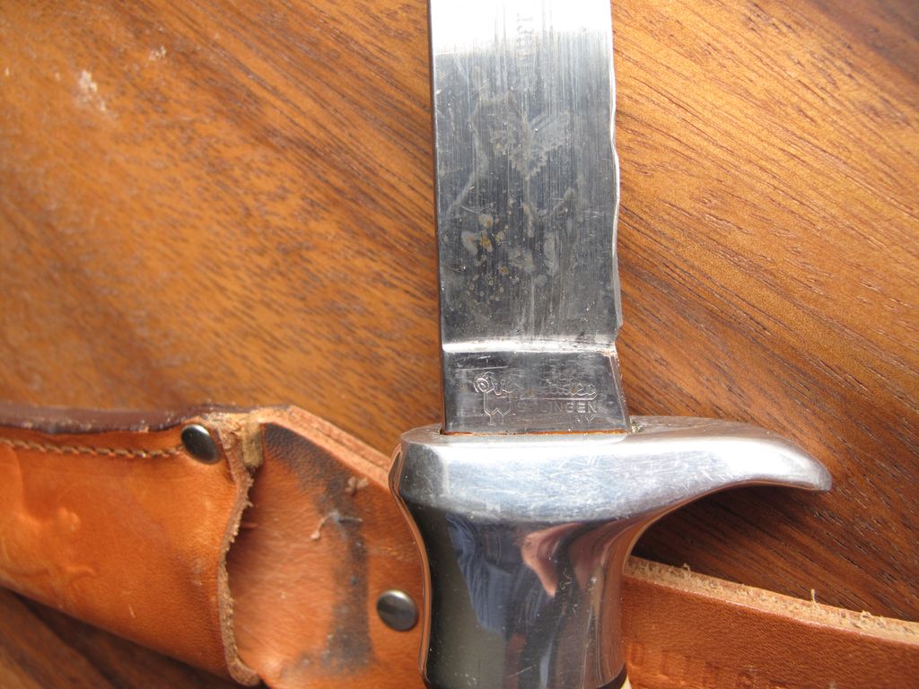 Very nice Vintage Solingen Widdeg Super Hollow Ground Hunting Knife Very nice Vintage Solingen Widdeg Super Hollow Ground Hunting Knife