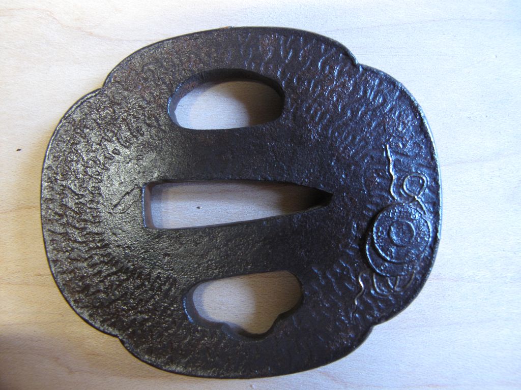 Samurai Sword Guard Wakizashi Inlay MOKKO EDO Period Samurai Sword Guard Wakizashi Inlay MOKKO EDO Period